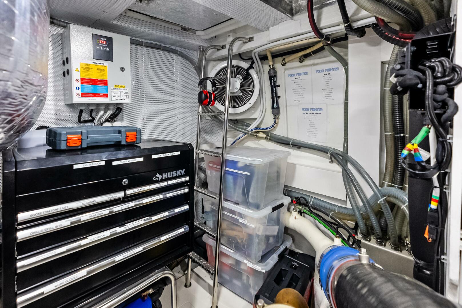 Slide: The Image of 2023 Galeon 640 Flybridge- FOOD FIGHTER- Engine Room - 5168468