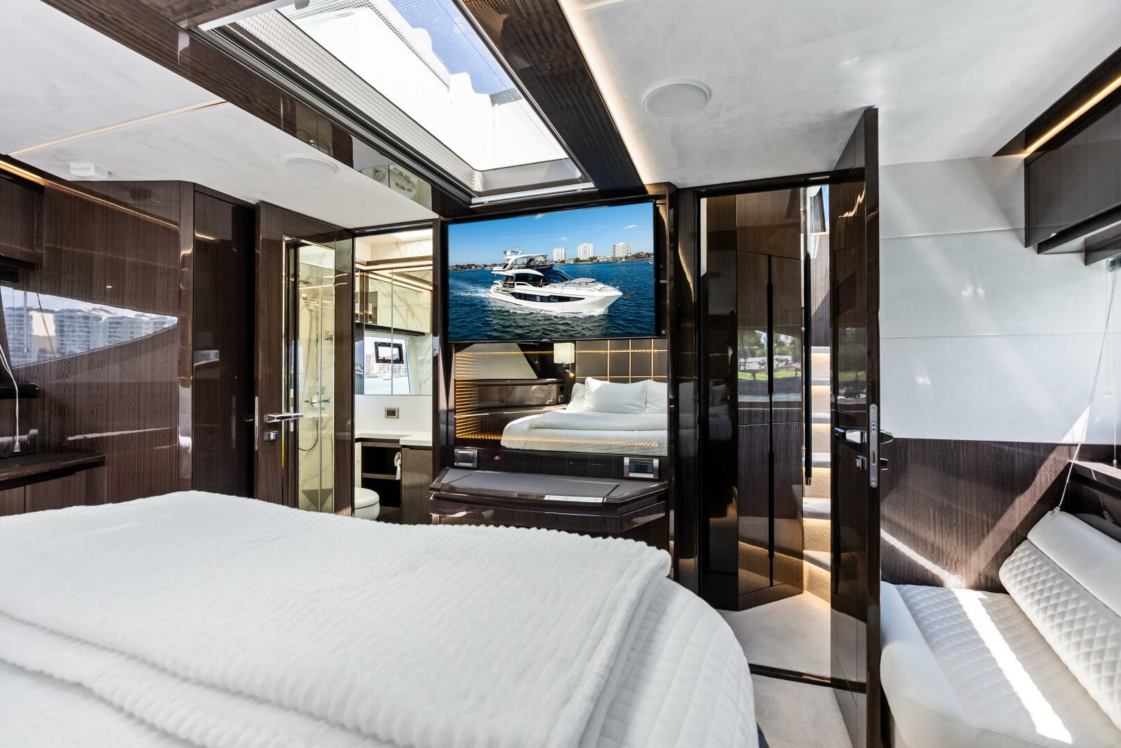 Slide: The Image of 2023 Galeon 640 Flybridge- FOOD FIGHTER- Forward VIP Stateroom - 5168492