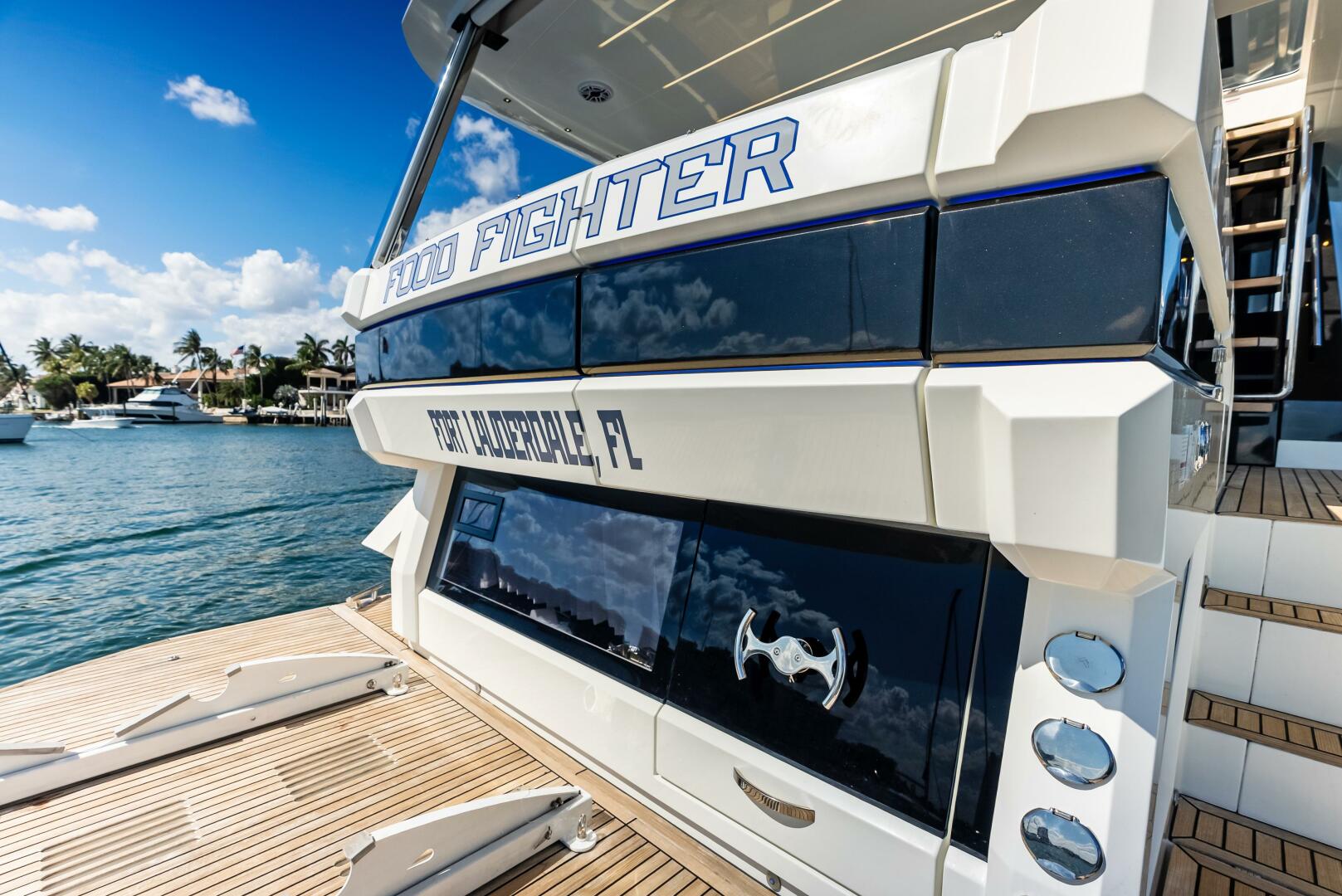 Slide: The Image of 2023 Galeon 640 Flybridge- FOOD FIGHTER- Transom - 5168508