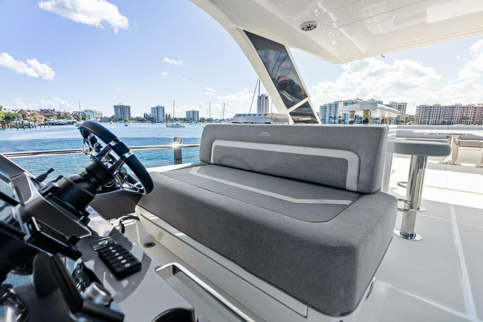 Slide: The Image of 2023 Galeon 640 Flybridge- FOOD FIGHTER- Flybridge Helm - 5168522