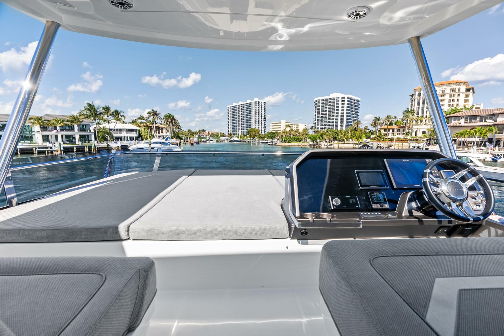 Slide: The Image of 2023 Galeon 640 Flybridge- FOOD FIGHTER- Flybridge Helm - 5168526