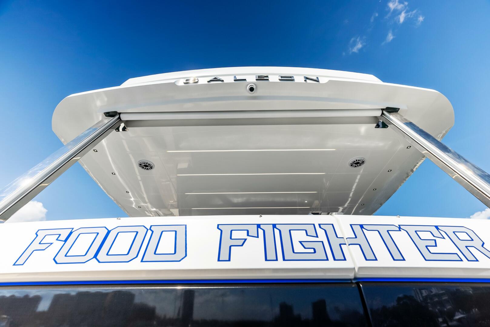 Slide: The Image of 2023 Galeon 640 Flybridge- FOOD FIGHTER- Aft Deck  - 5168509
