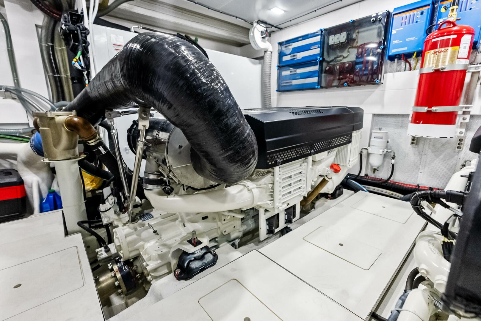 Slide: The Image of 2023 Galeon 640 Flybridge- FOOD FIGHTER- Engine Room - 5168470