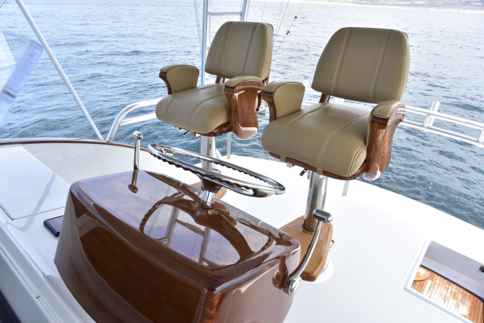 Slide: The Image of 2013 Garlington 61 Convertible - Helm Seating - 3930979