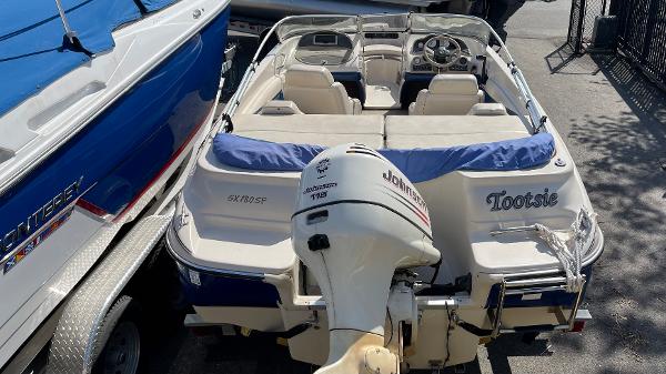 Slide: The Image of 2003 Glastron GX 180 Ski & Fish boat with Johnson outboard motor. - 5