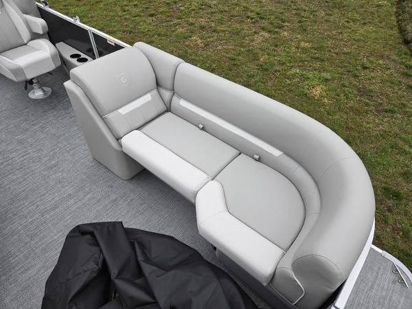 Slide: The Image of 2024 Godfrey Xperience 2286 SBX pontoon boat with luxurious seating. - 14