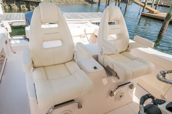Slide: The Image of Manufacturer Provided Image: 2019 Grady-White Canyon 306 boat with luxurious white seating. - 10