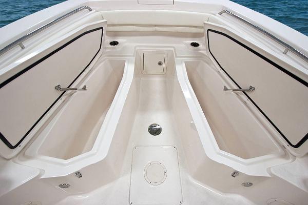 Slide: The Image of Manufacturer Provided Image: 2019 Grady-White Canyon 306 boat interior storage compartments. - 7