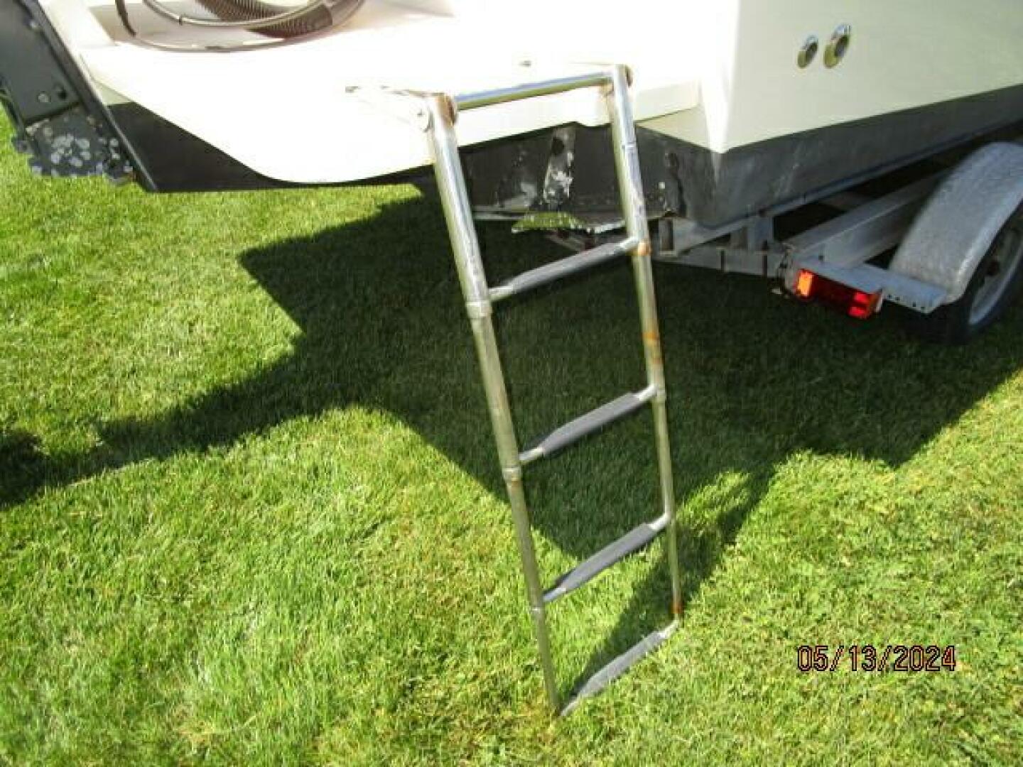Slide: The Image of 22' Grady-White swim ladder - 4378669