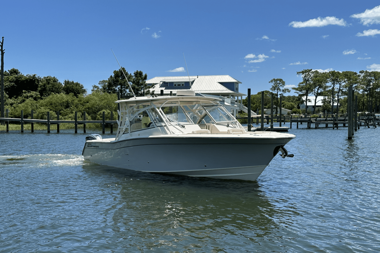 Slide: The Image of Grady-White Freedom 335 2023 - 11