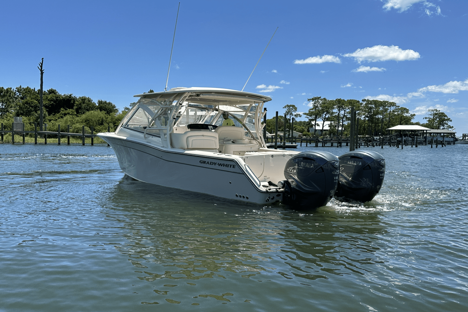 Slide: The Image of Grady-White Freedom 335 2023 - 13