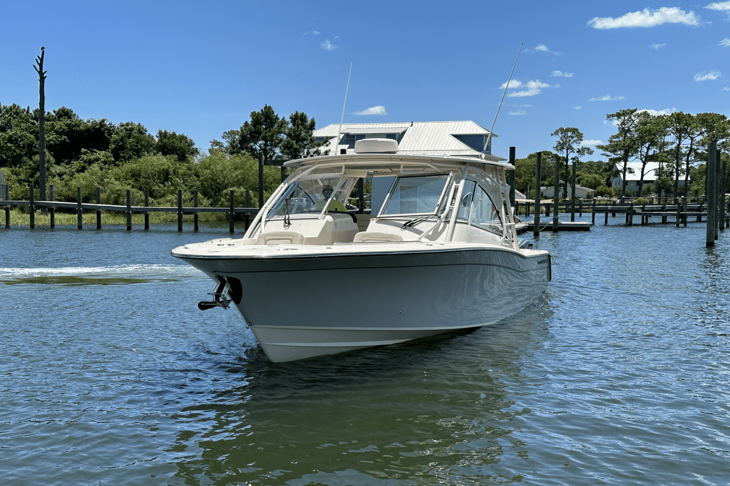 Slide: The Image of Grady-White Freedom 335 2023 - 14