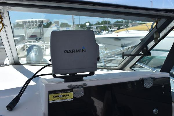 Slide: The Image of Garmin navigation system on a 1987 Grady-White Offshore 24 boat. - 18
