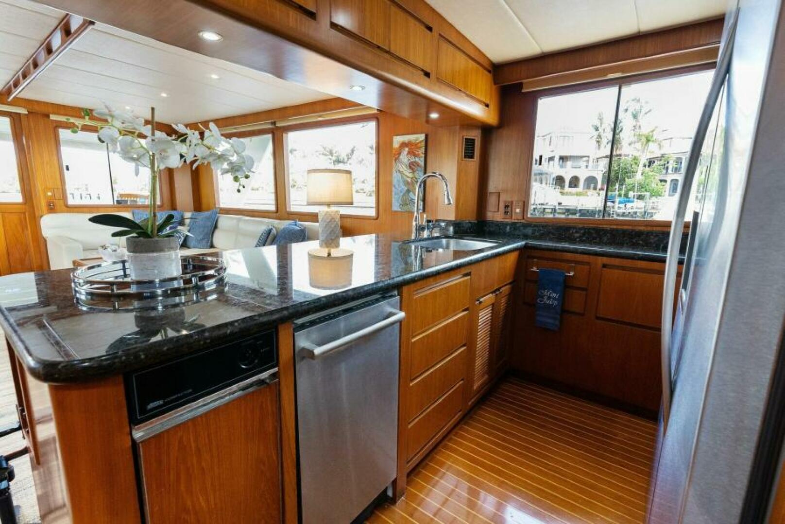 Slide: The Image of 2001 Grand Alaskan 64 Pilot House Galley - 5433932