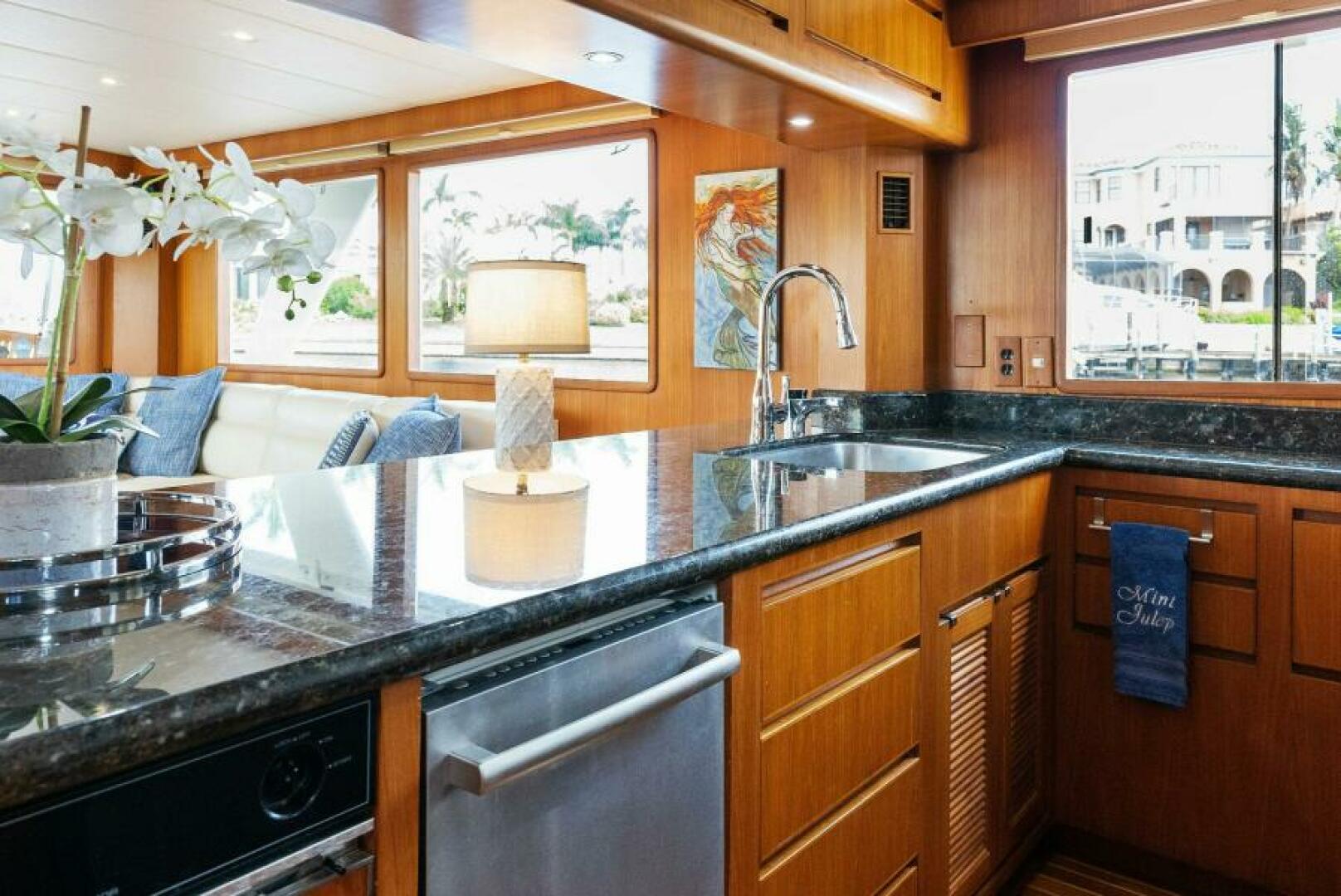 Slide: The Image of 2001 Grand Alaskan 64 Pilot House Galley - 5433933