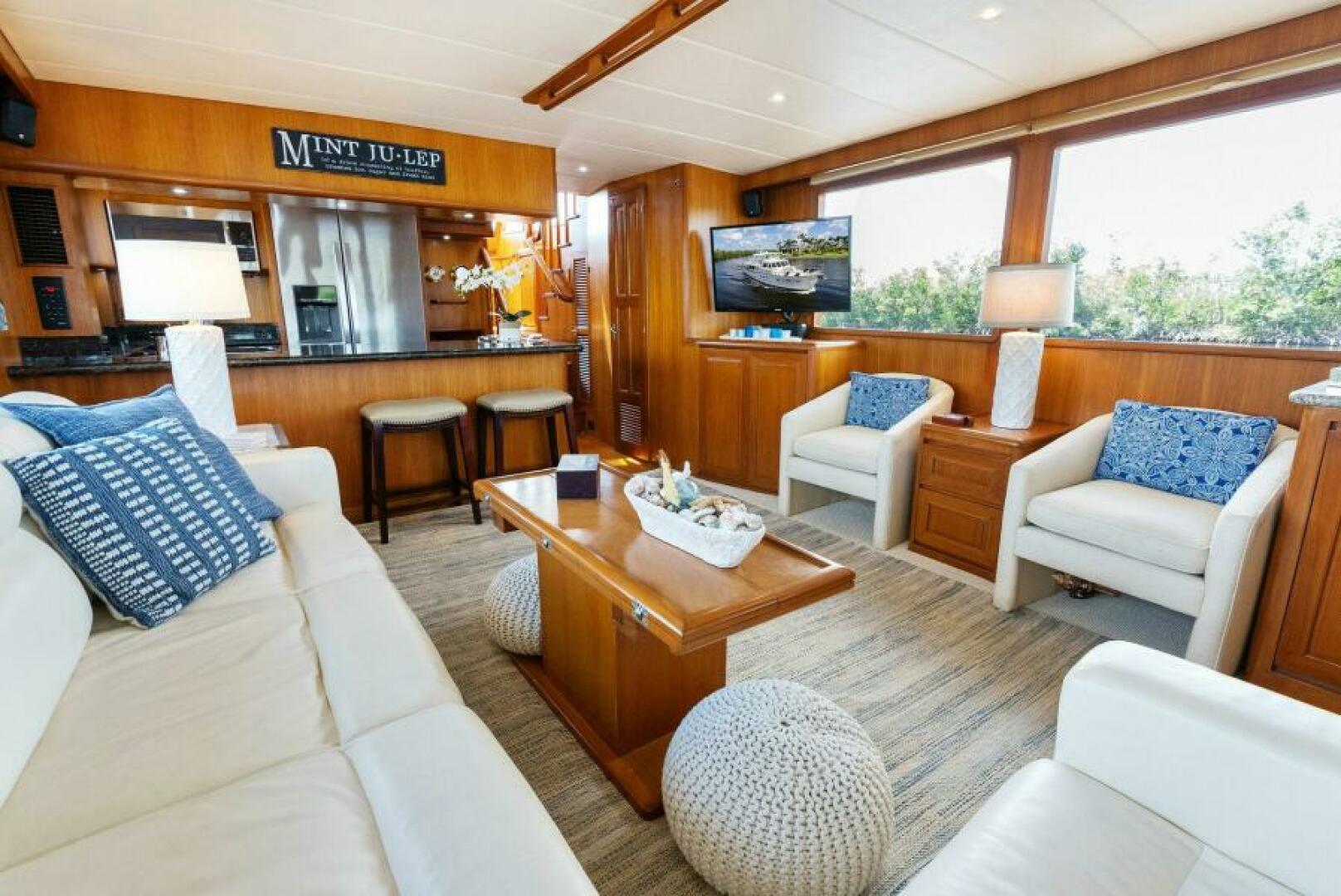 Slide: The Image of 2001 Grand Alaskan 64 Pilot House Salon - 5433923