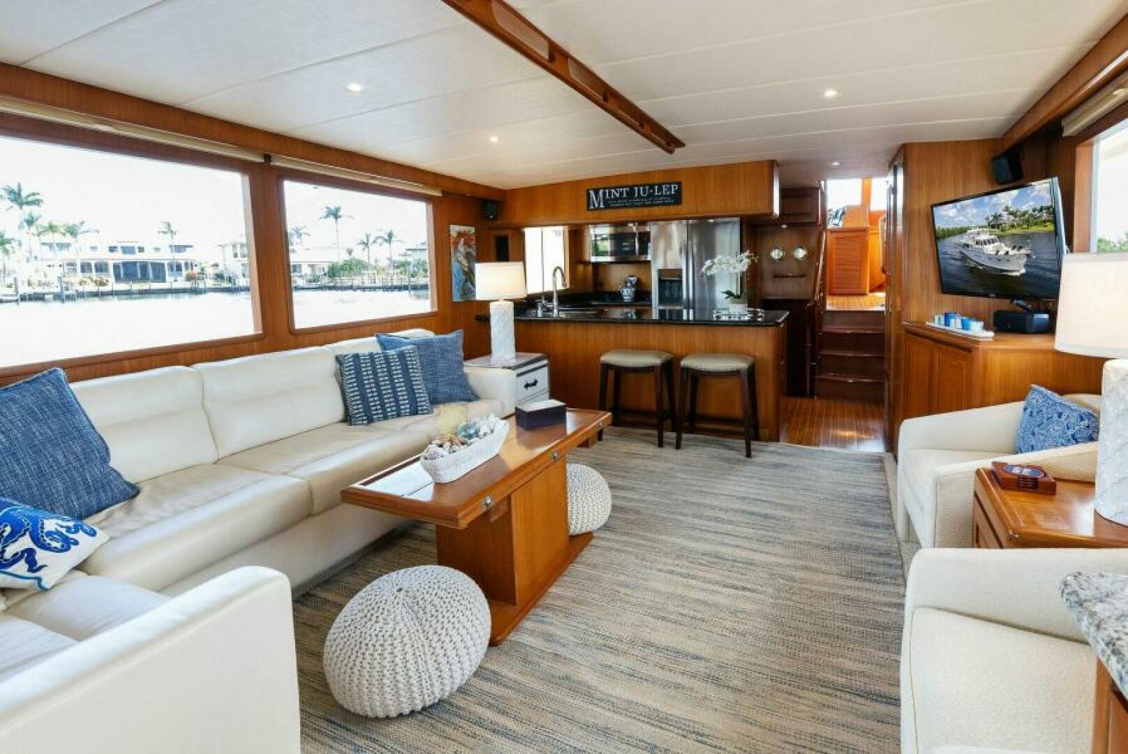 Slide: The Image of 2001 Grand Alaskan 64 Pilot House Salon - 5433927