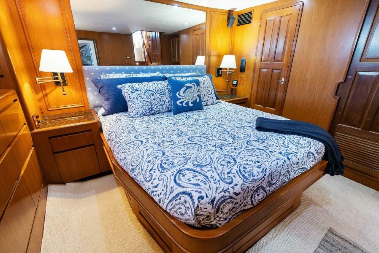 Slide: The Image of 2001 Grand Alaskan 64 Pilot House Master Stateroom - 5433937