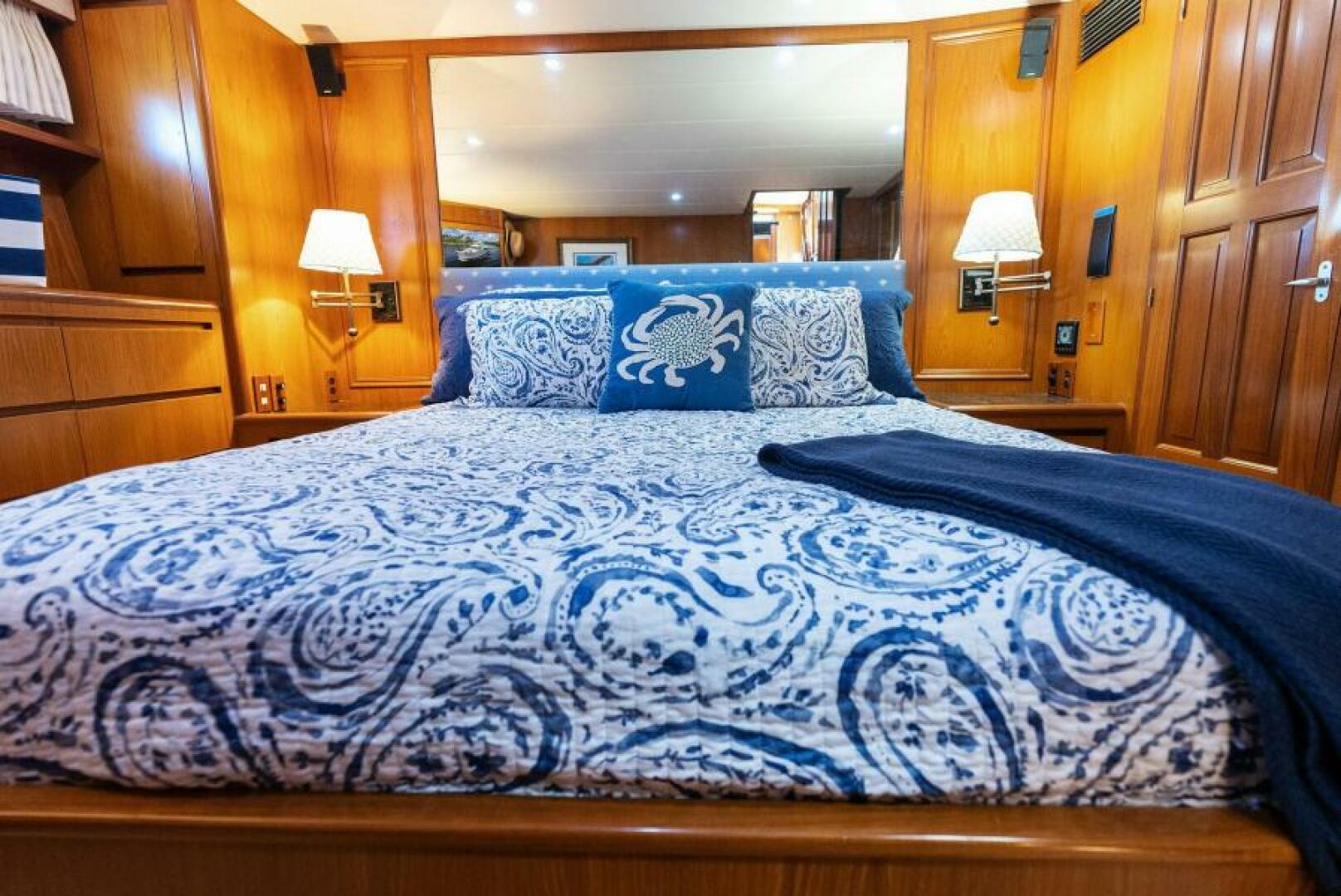 Slide: The Image of 2001 Grand Alaskan 64 Pilot House Master Stateroom - 5433939