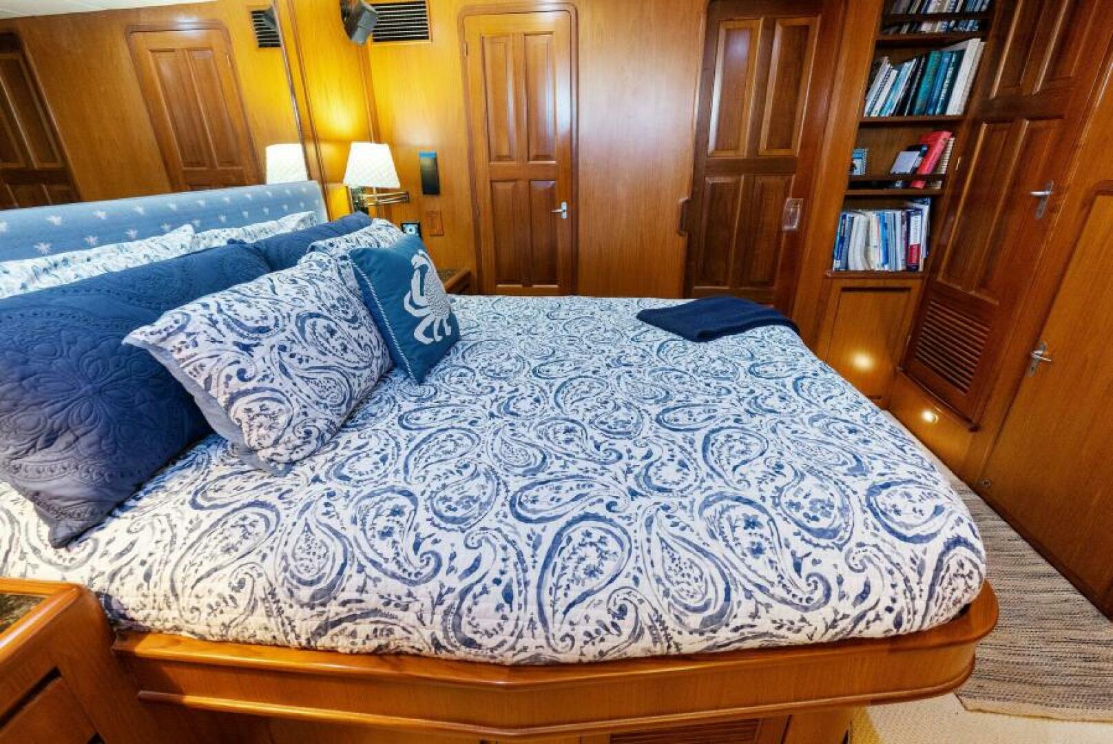 Slide: The Image of 2001 Grand Alaskan 64 Pilot House Master Stateroom - 5433941