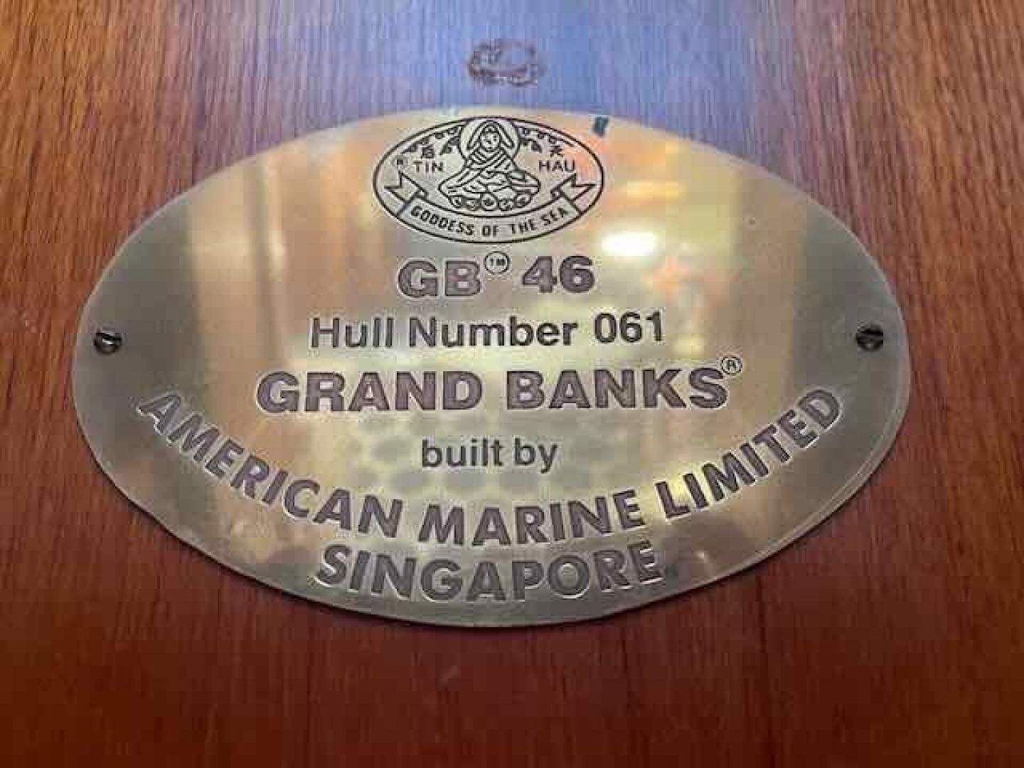 Slide: The Image of Grand Banks 2 Stateroom 46 Classic 1989 - 3420671