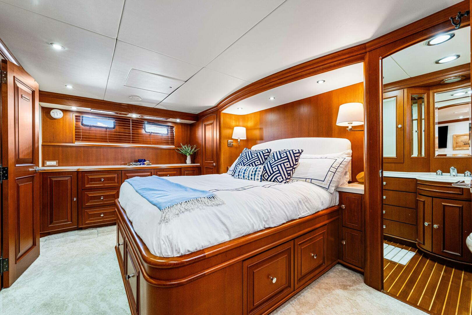 Slide: The Image of 2006 Grand Banks 72 Aleutian Raised Pilothouse Master Stateroom - 3
