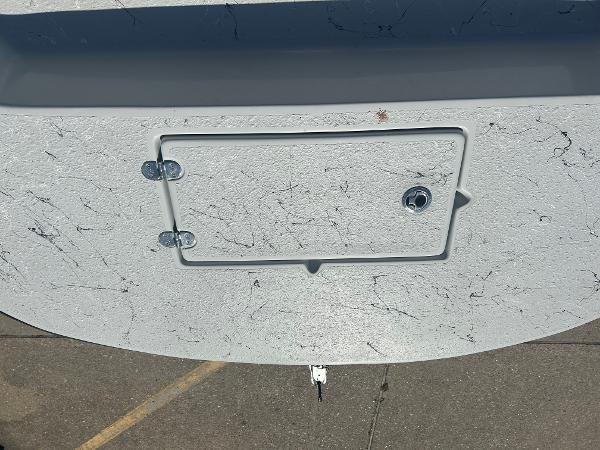 Slide: The Image of 2024 Gulf Coast VariSide boat hatch with a textured white surface. - 12