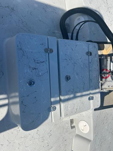 Slide: The Image of 2024 Gulf Coast VariSide boat electrical panel with wiring. - 31
