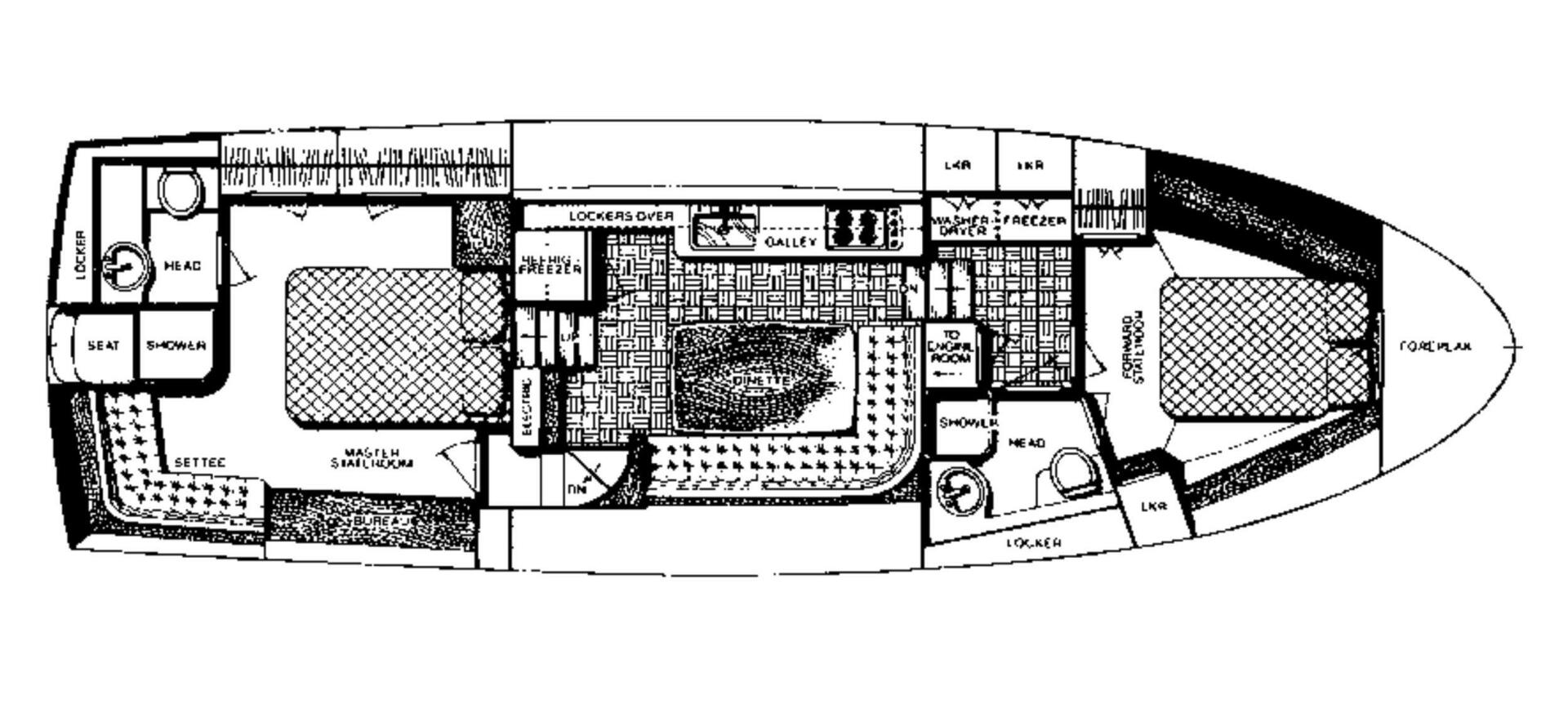 Slide: The Image of Gulfstar 44 Motor Yacht 1988 - 5287882