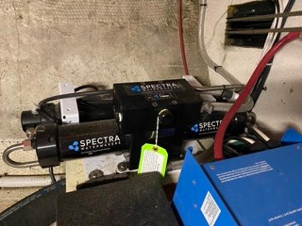 Slide: The Image of Spectra watermaker system in a 1978 Gulfstar 50 yacht. - 40