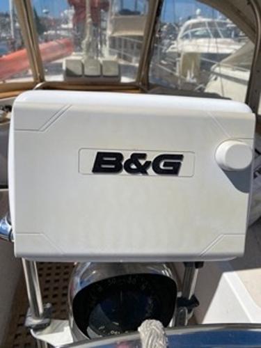Slide: The Image of B&G navigation system on a 1978 Gulfstar 50 sailboat. - 45