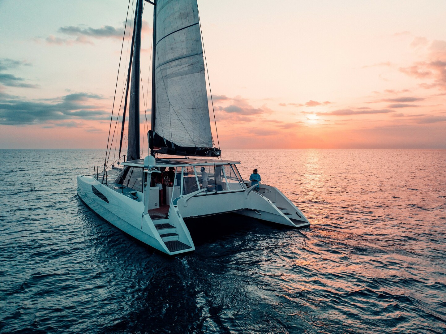 Slide: The Image of Used Sail Catamaran for sale 2014 Gunboat 55 - VANDAL - 4894752