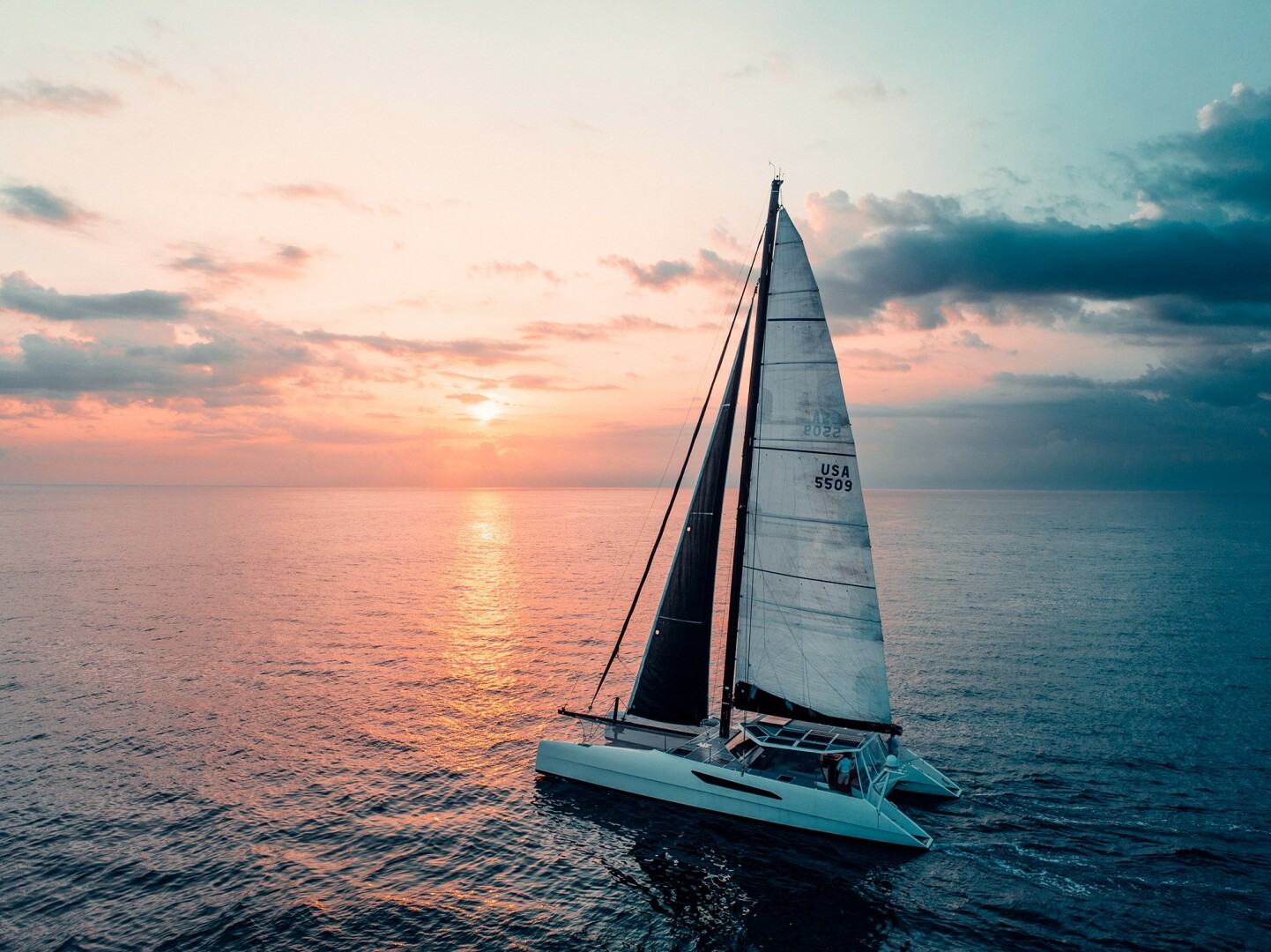 Slide: The Image of Used Sail Catamaran for sale 2014 Gunboat 55 - VANDAL - 4892796