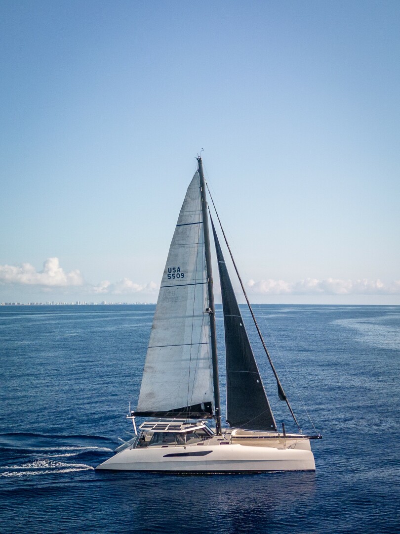 Slide: The Image of Used Sail Catamaran for sale 2014 Gunboat 55 - VANDAL - 4892778