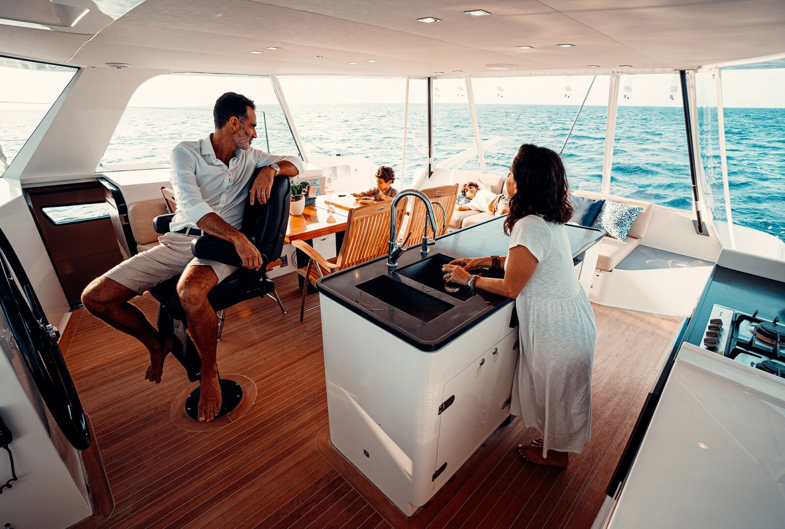 Slide: The Image of Used Sail Catamaran for sale 2014 Gunboat 55 - VANDAL - 4852461