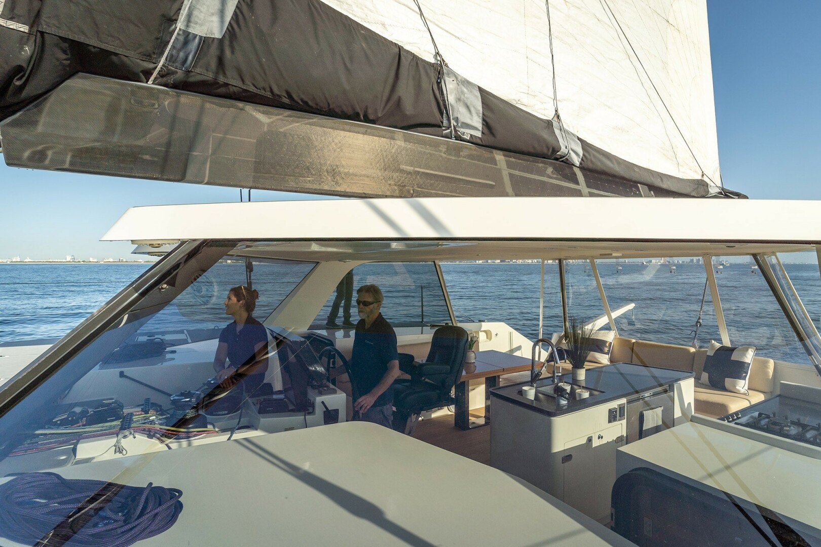 Slide: The Image of Used Sail Catamaran for sale 2014 Gunboat 55 - VANDAL - 4892783