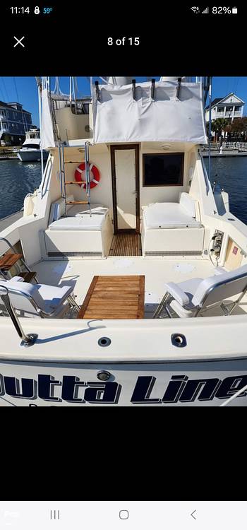 Slide: The Image of Hatteras 32 Flybridge Fisherman 1987 - 13957971