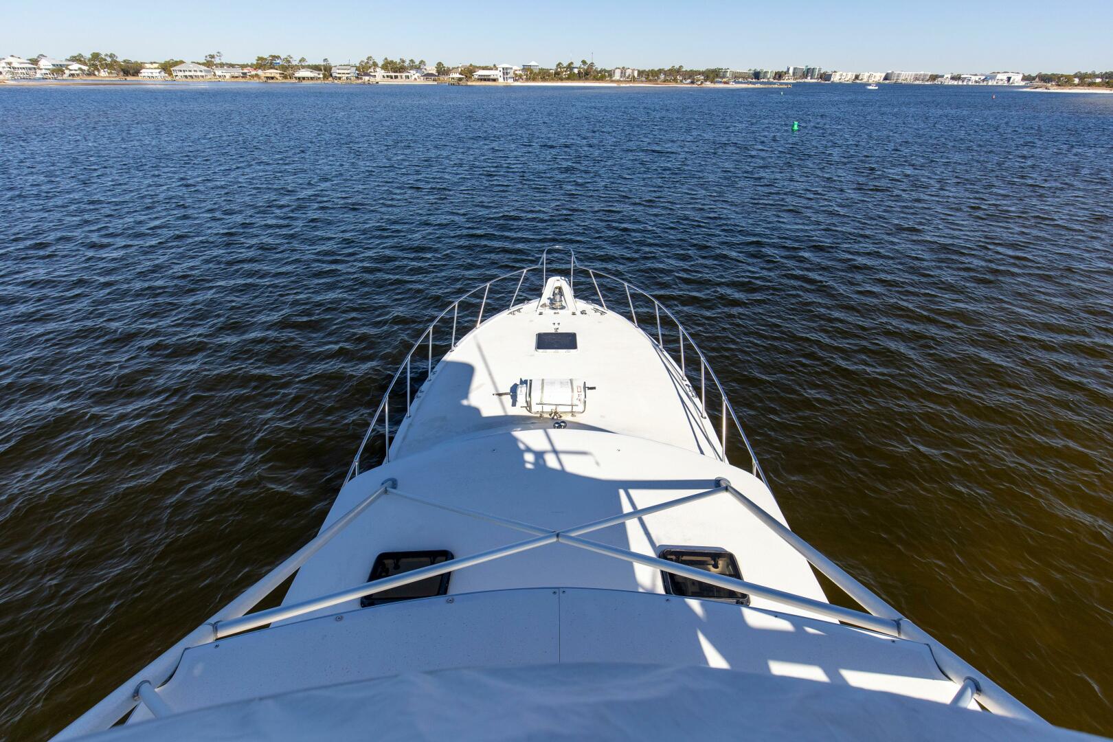 Slide: The Image of 1997 43 Hatteras Sport Express Freebird Bow (3) - 5045934