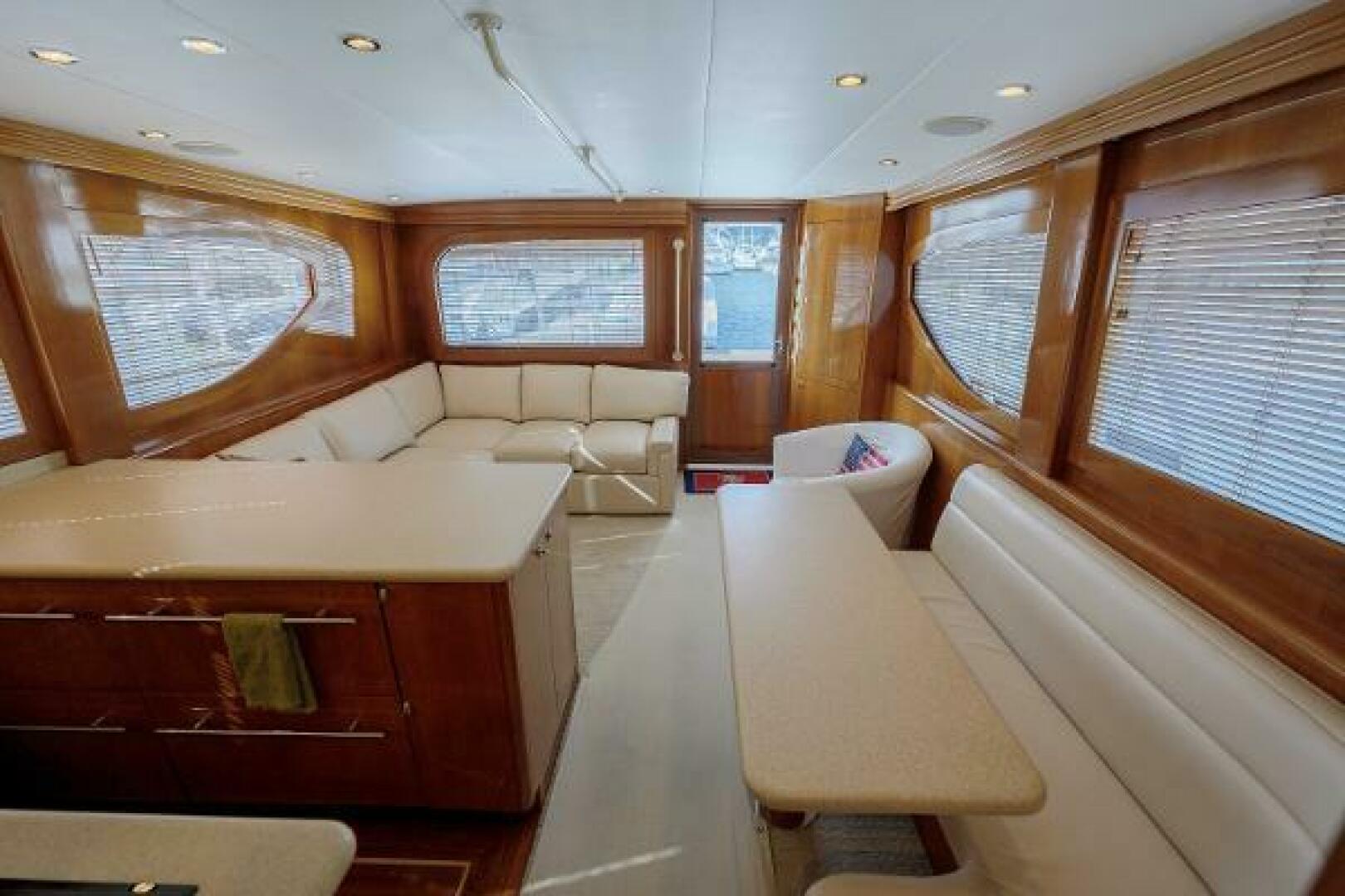 Slide: The Image of Hatteras 50 Tide Up II - Dinette 2002 Hatteras 50 Convertible - Tide Up II - 5192018