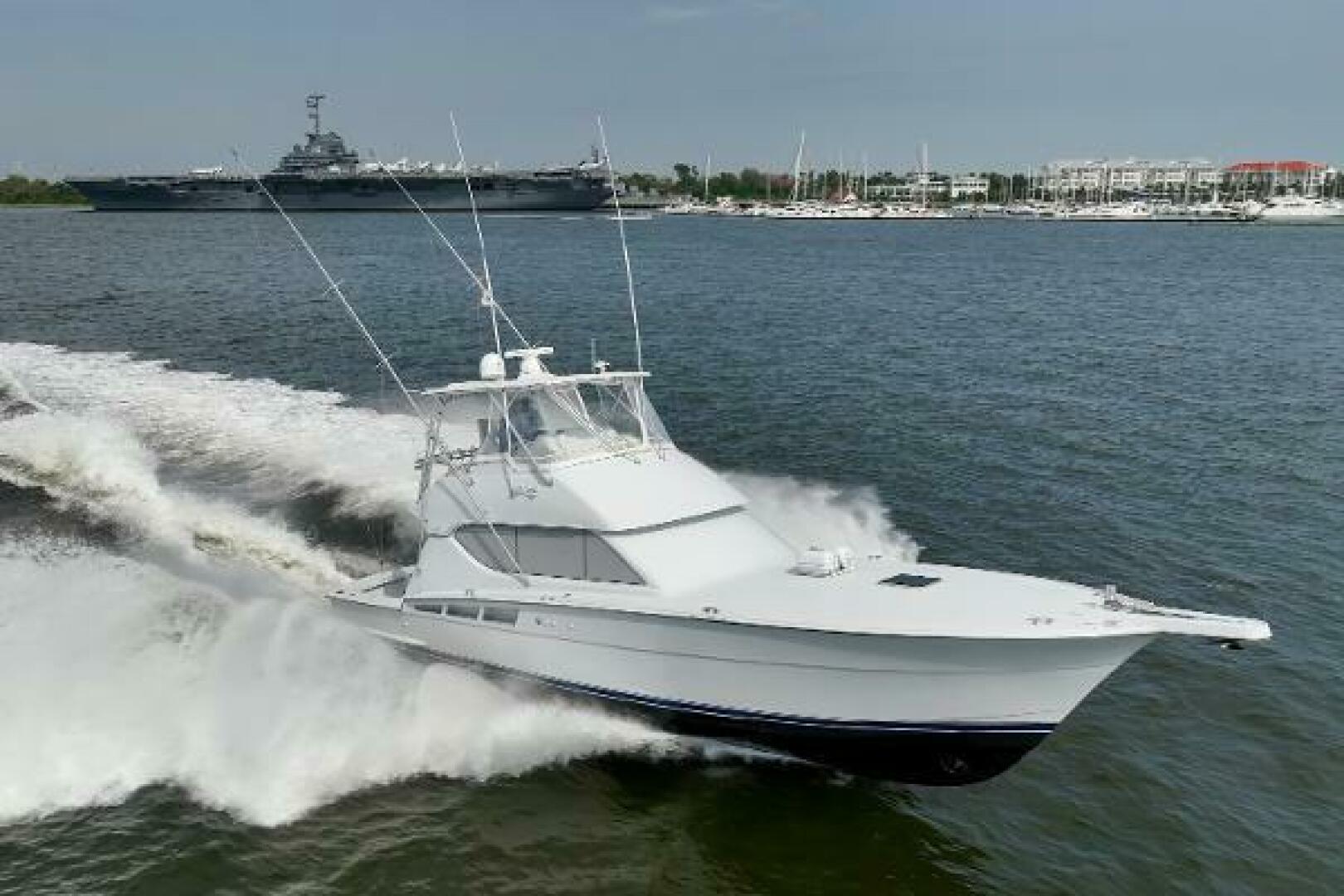 Slide: The Image of Hatteras 50 Tide Up II - Running Profile 2002 Hatteras 50 Convertible - Tide Up II - 5192045
