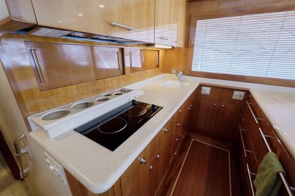 Slide: The Image of Hatteras 50 Tide Up II - Galley - 17