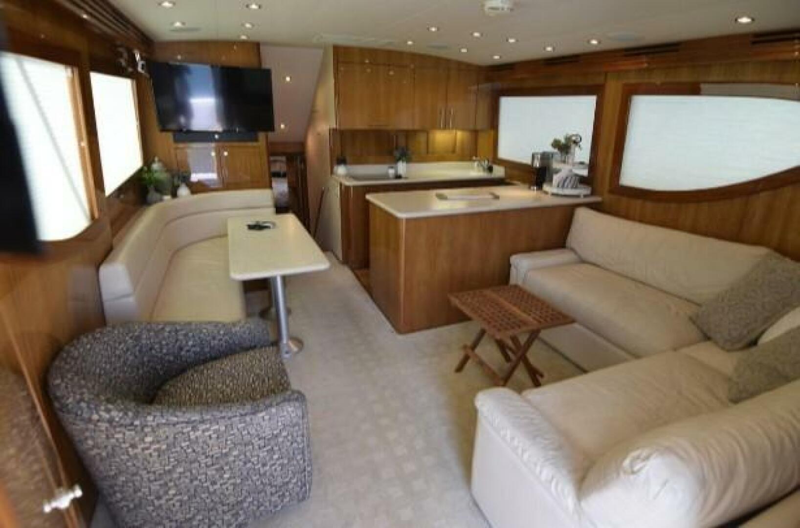 Slide: The Image of 2006 Hatteras 50 Convertible 'Burnin Daylight' - 4674058