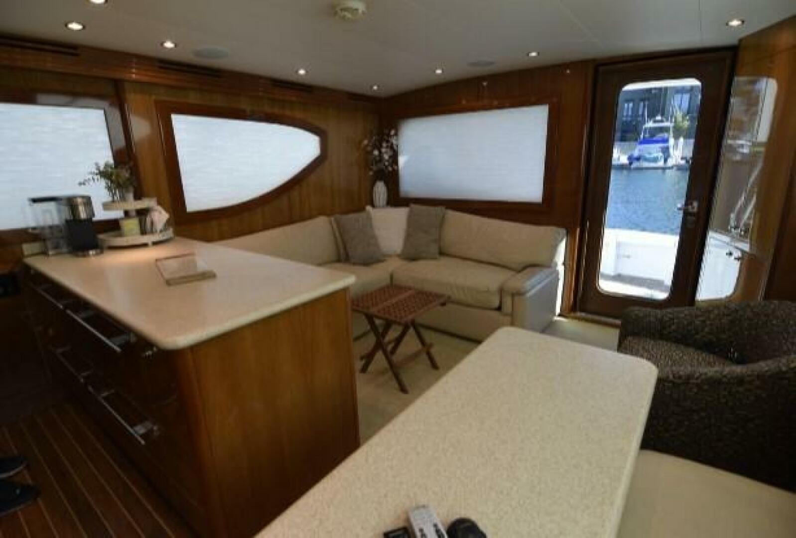 Slide: The Image of 2006 Hatteras 50 Convertible 'Burnin Daylight' - 4674061