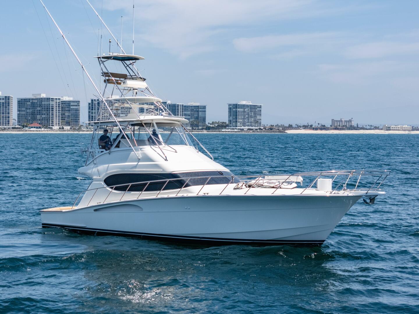 Slide: The Image of 2004 Hatteras 54 Convertible Profile - 5362559