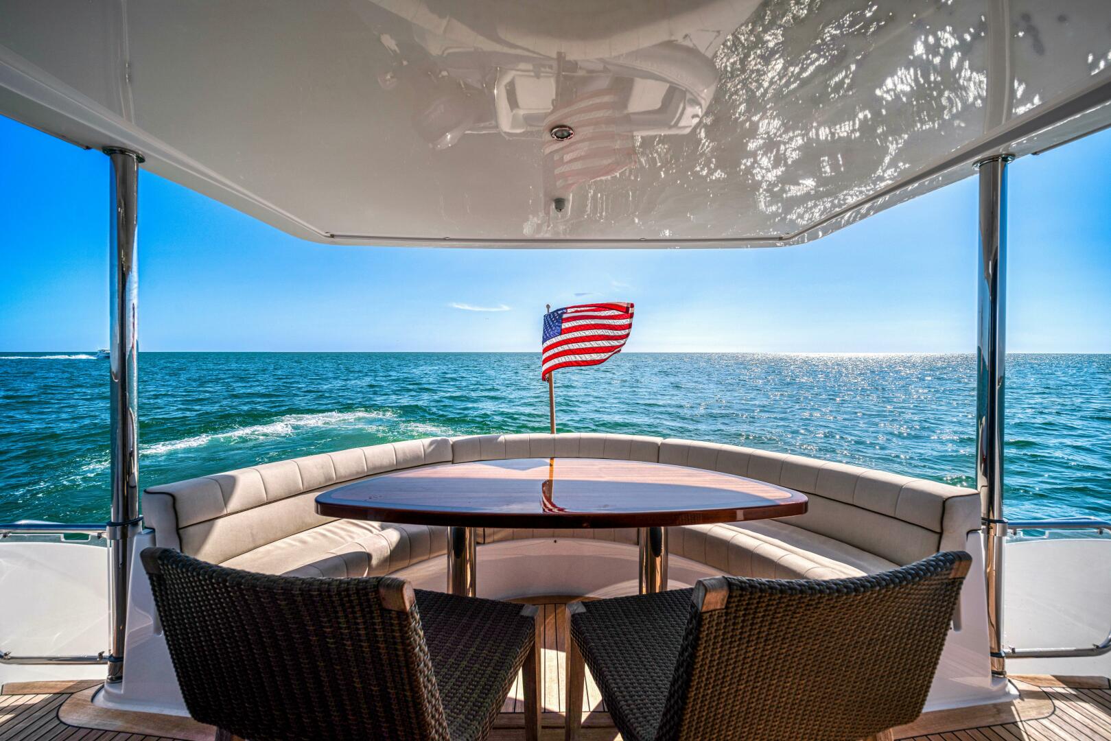 Slide: The Image of 2017 Hatteras 60 Motor Yacht 'West' Deck - 4415743
