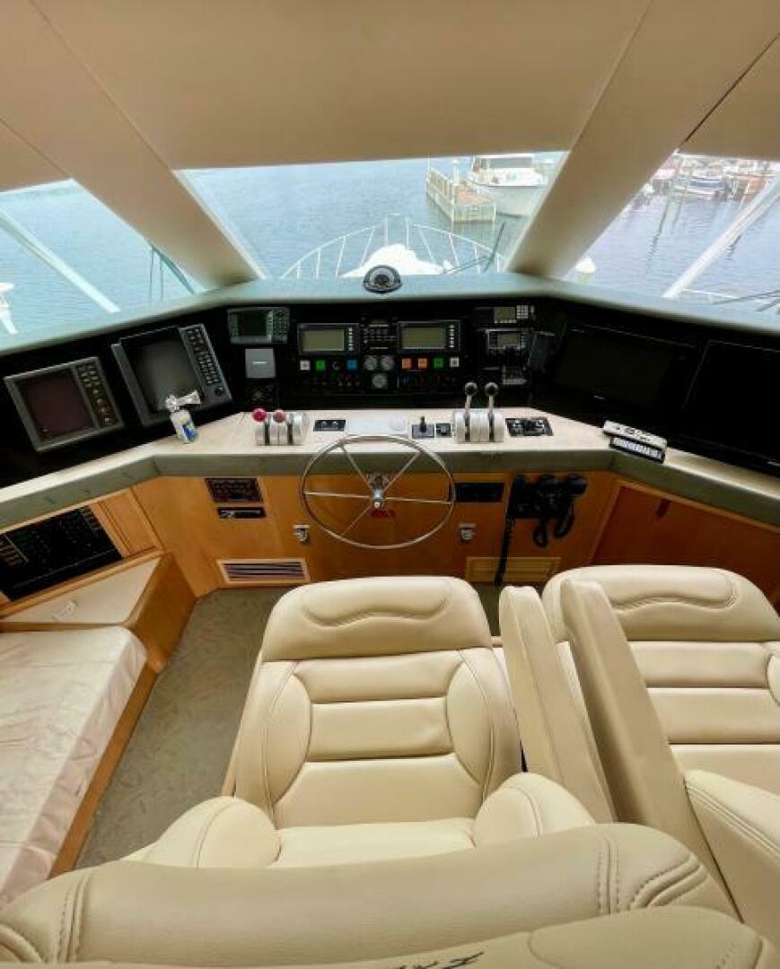 Slide: The Image of 1998 Hatteras 65 Sport Fish Helm 2 - 4928849
