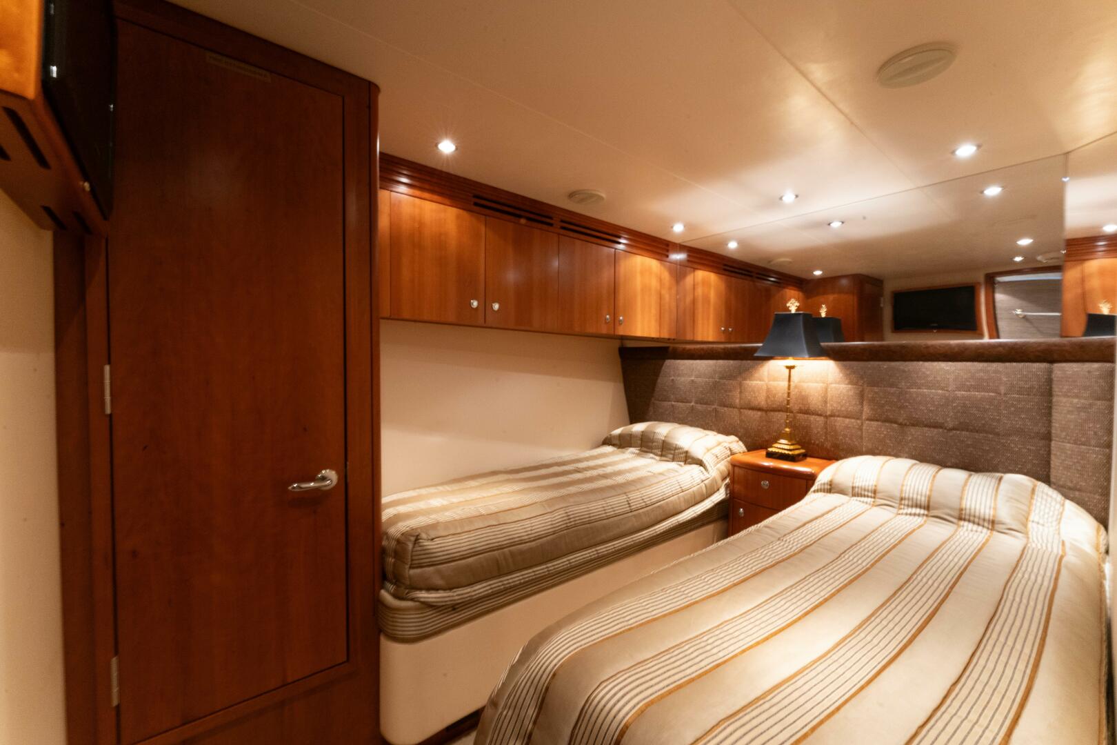 Slide: The Image of 2006 Hatteras 68 Enclosed Bridge Dr. Dark - 16