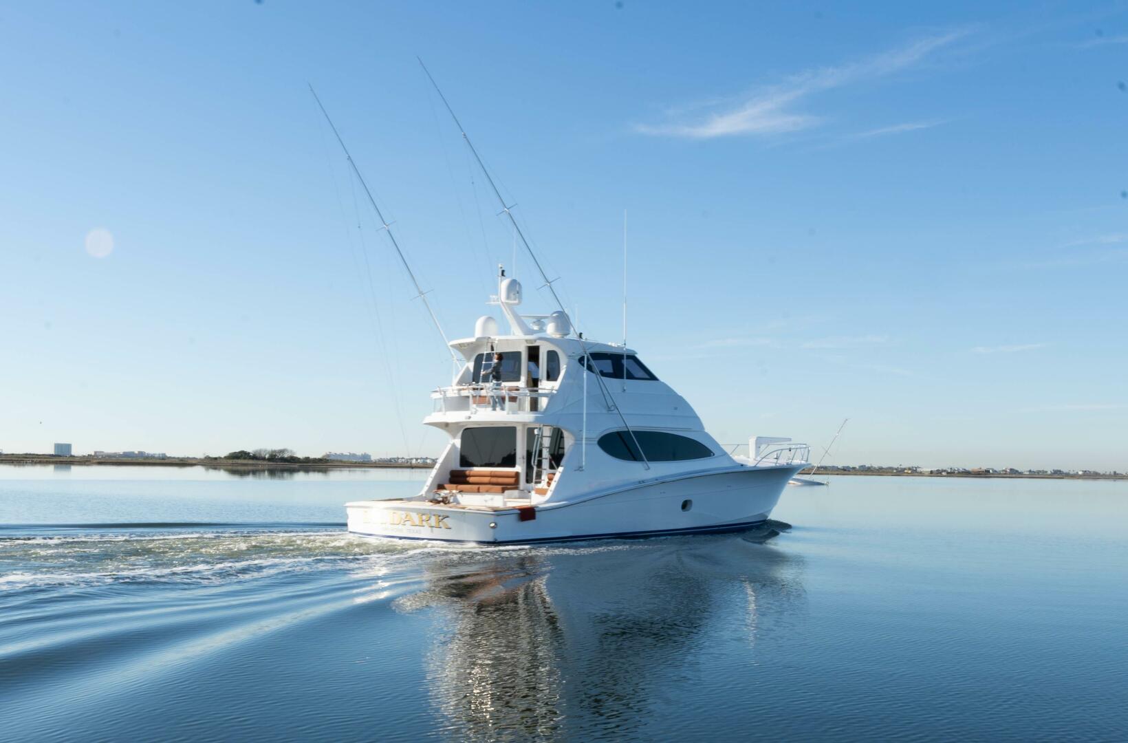Slide: The Image of 2006 Hatteras 68 Enclosed Bridge Dr. Dark - 34