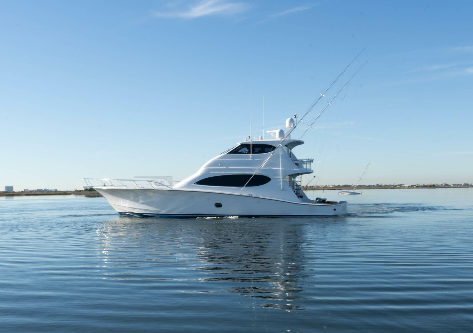 Slide: The Image of 2006 Hatteras 68 Enclosed Bridge Dr. Dark - 37