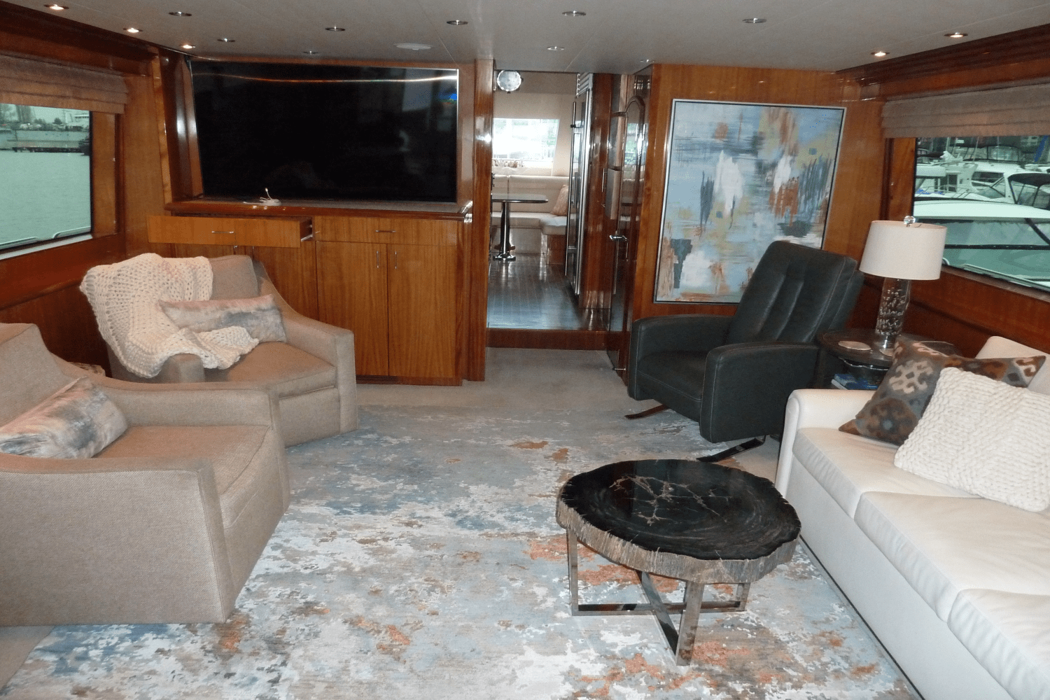 Slide: The Image of Hatteras 72 MOTOR YACHT 2008 - 8